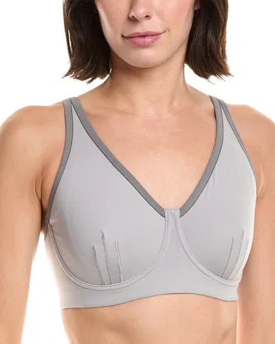 Natori Convertible Underwire Sports Bra In Silver