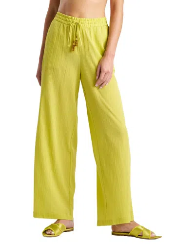 Natori Cotton Gauze Pant In Yellow