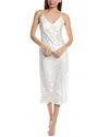 Natori Decadence Leopard Jacquard Satin Chemise In White
