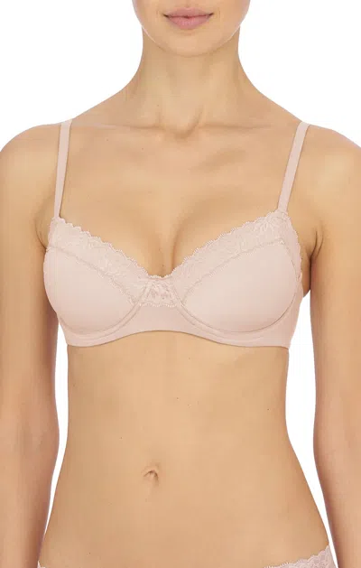 Natori Discreet Convertible Spacer Bra In Light Mocha In Pink
