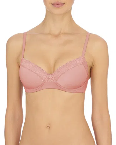Natori Discreet Convertible Spacer Underwire Bra In Pink