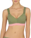 Natori Dynamic Convertible Contour Sport Bra In Green