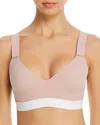 Natori Dynamic Convertible Medium-impact Sports Bra In Rose Beige/warm White