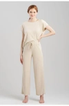 Natori Eden Everywhere Straight Leg Pant In Beige