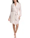 Natori Edit Aria Printed Rib Robe In White