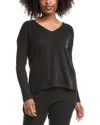 Natori Edit Eden Everywhere V-neck Top In Black