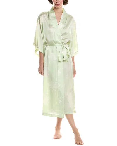 NATORI EDIT LILY PRINTED SATIN ICON ROBE