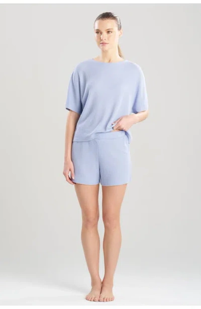 Natori Edit Mila Waffle Everywhere Drawstring Shorts In Animal Print