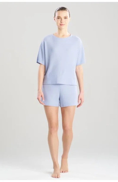 Natori Edit Mila Waffle Everywhere Wedge Top In Blue