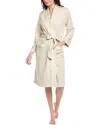 Natori Edit Nova Brushed Knit Robe In White