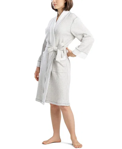 Natori Edit Nova Cozy Brushed Knit Dream Robe In Gray