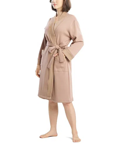 Natori Edit Nova Cozy Brushed Knit Dream Robe In Neutral