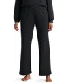 Natori Edit Nova Cozy Brushed Knit Everywhere Straight Leg Pant In Black