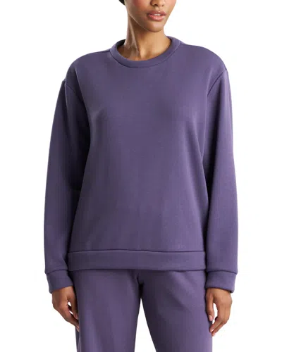 Natori Edit Nova Everywhere Crewneck Top In Purple