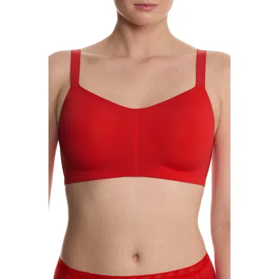 Natori Elevate Underwire High Impact Sports Bra In Red