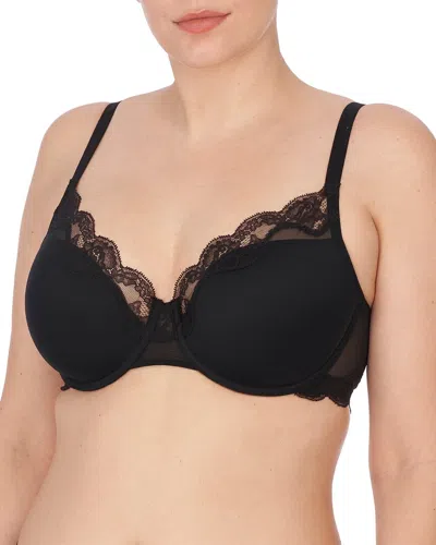 Natori Elusive Lace Plunge T-shirt Bra In Black