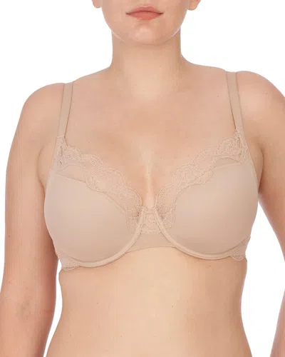 Natori Elusive Lace Plunge T-shirt Bra In Neutral