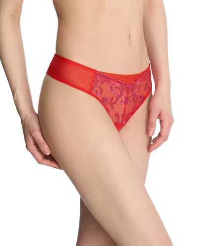 NATORI NATORI EMBELLISHED THONG