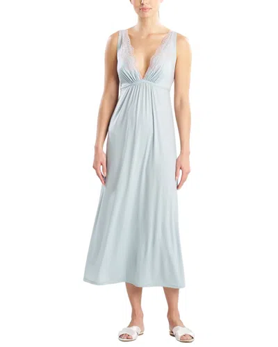 Natori Enchant Lace Applique V-neck Slip Dress In Multi