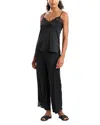 Natori Enchant Pajama Set In Black
