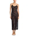 Natori Essential Allover Lace Gown In Black