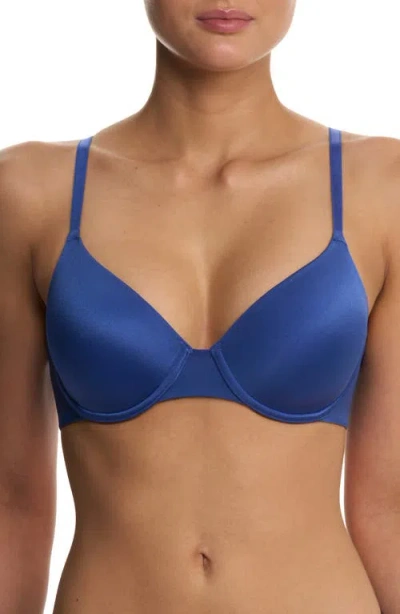 Natori Everfit Seamless Convertible T-shirt Bra In Blue