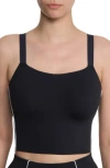 Natori Explore Built-in Bra Tank Top In Black