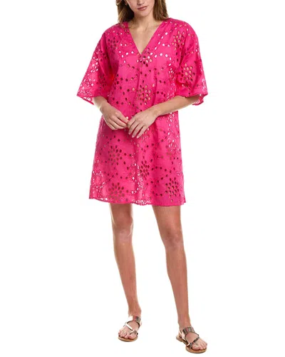 Natori Eyelet Cover-up In Pink