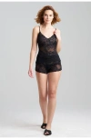 Natori Feathers Boudoir Cami Pj Set In Black