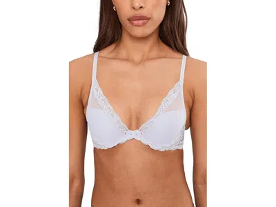 Natori Feathers Contour Plunge Bra 730023 In Blue
