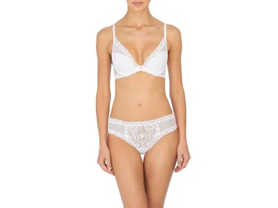 Natori Feathers Contour Plunge Bra 730023 In White