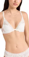 NATORI FEATHERS CONTOUR PLUNGE BRA IVORY