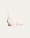Natori Feathers Contour Plunge Bra In Pink