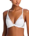 Natori Feathers Plunge T-shirt Basics Bra In White