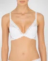 Natori Feathers Plunge T-shirt Basics Bra In White