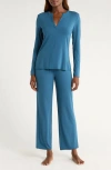 Natori Feathers Elements Pajamas In Blue