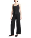 Natori Feathers Essentials Cami Pajama Set In Black