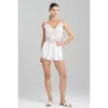 Natori Feathers Essentials Romper In White