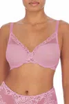 Natori Feathers Full Figure Contour Underwire Bra In Freesia In Purple
