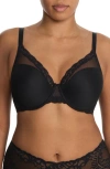 Natori Feathers Full Figure Plunge T-shirt Bra In Black