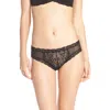 Natori Feathers Low-rise Sheer Hipster Underwear Lingerie 753023 In Black