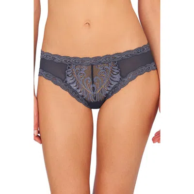 Natori Feathers Hipster Briefs In Gray