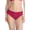 Natori Feathers Hipster Briefs In Red