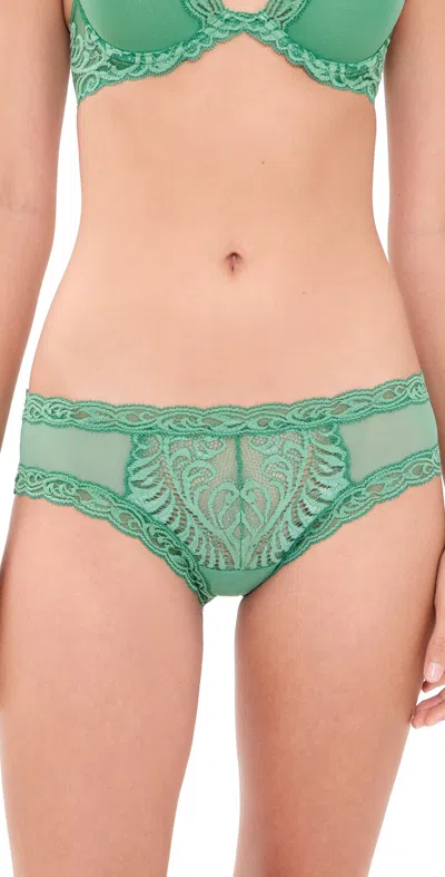 Natori Feathers Hipster Panties Frosty Spruce In Green