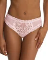 Natori Feathers Low-rise Sheer Hipster Underwear Lingerie 753023 In Pink