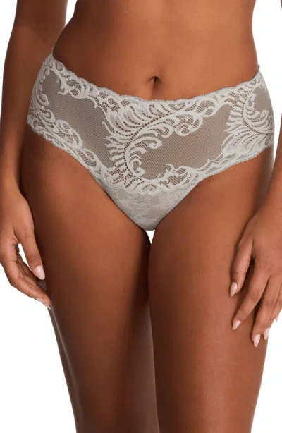 Natori Feathers Lace Brief In Whipped Mint Lace