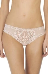 Natori Feathers Low-rise Sheer Hipster Underwear Lingerie 753023 In Pink
