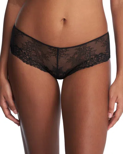 Natori Feathers Lace Refresh Girl Brief In Black
