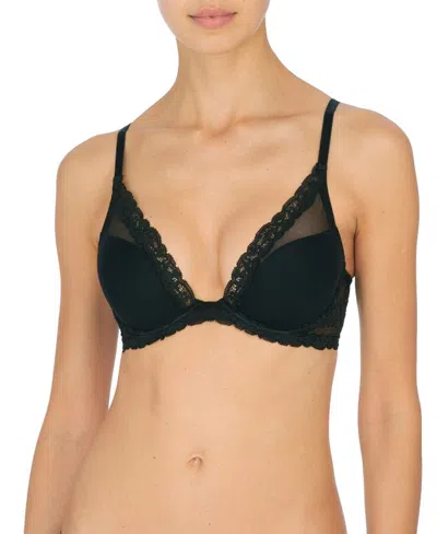 Natori Women's Feathers Plunge T-shirt Bra In Black