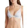 Natori Feathers Plunge T-shirt Basics Bra In White
